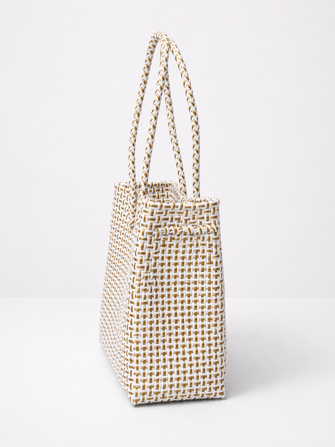 The Weekend Tote – Ivory Caramel