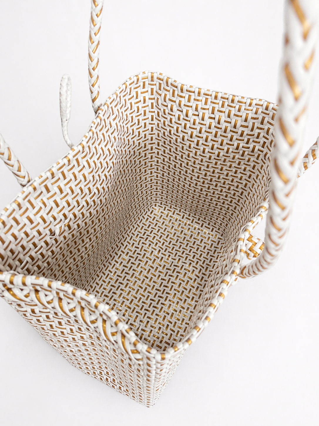 The Weekend Tote – Ivory Caramel